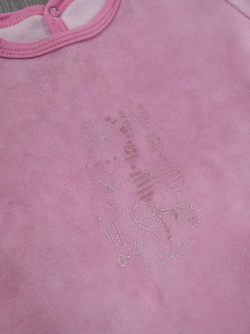 Pijama 1 peça rosa Petit Bateau 9 meses – photo 4